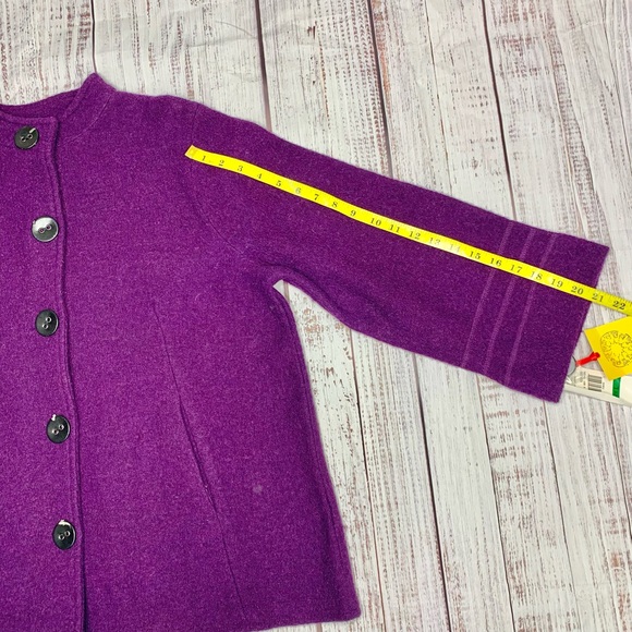 Ruby Rd. Purple Button-Up Jacket - Picture 6 of 12